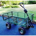 Oakland Living Corporation Oakland Living 90014-GN Utility Metal Garden Cart -  500 lb Capacity - Green 90014-GN